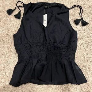 Jcrew black dressy tank top